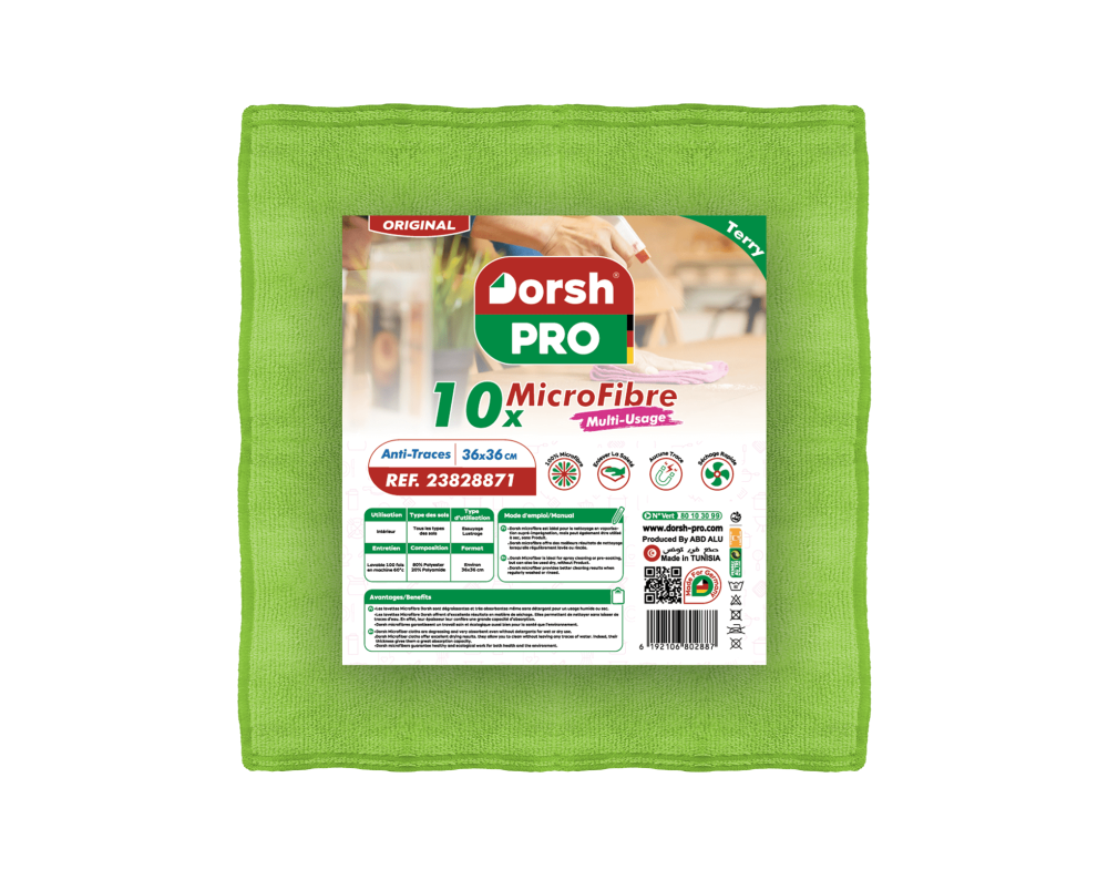 Microfibre Multiusage Dorsh Pro